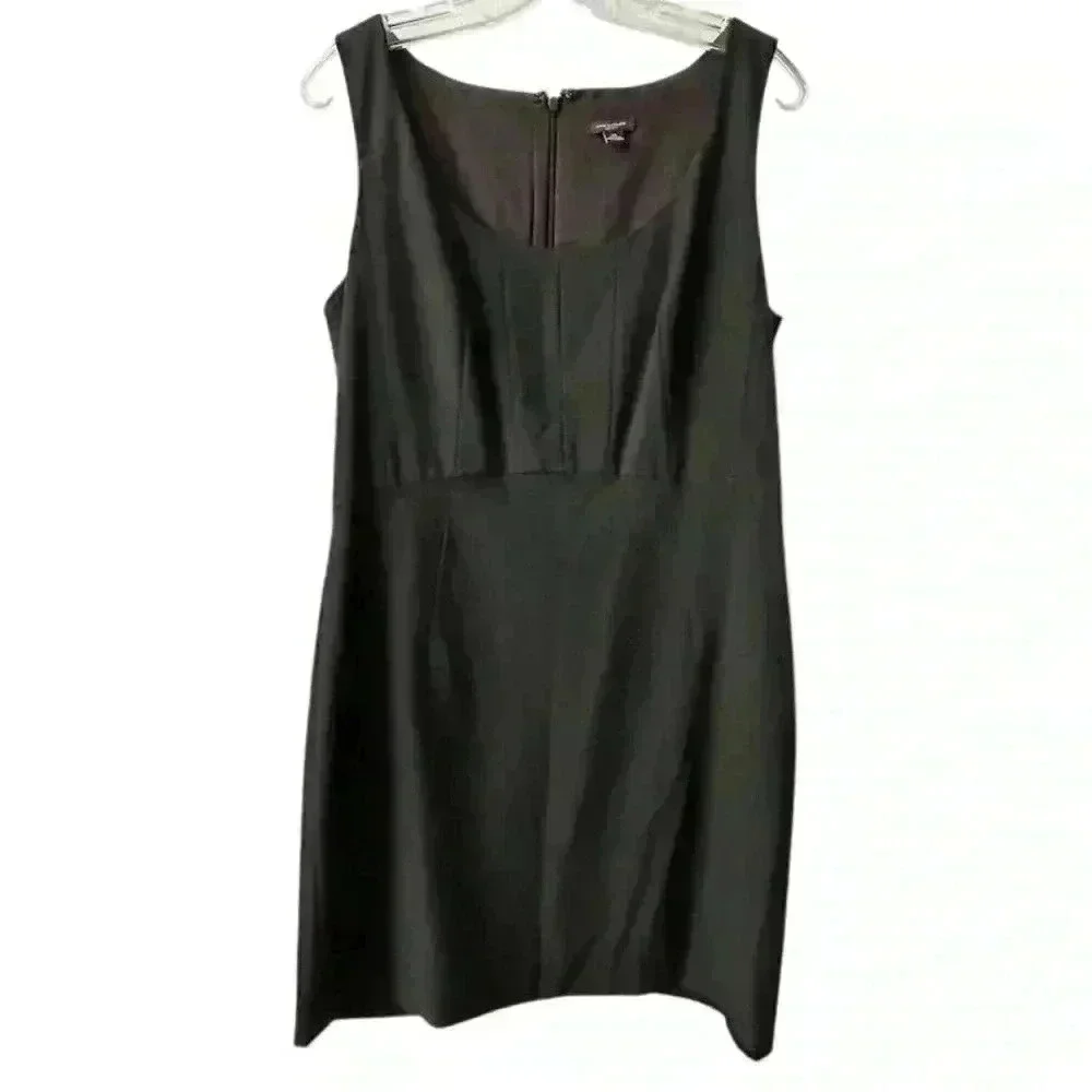 Ann Taylor Women's Black Sleeveless Sheath Dress Size 10 Formal Work